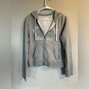 Aeropostale grey zip up.